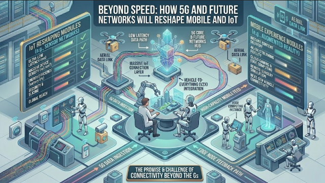 Beyond Speed: How 5G and Future Networks Will Reshape Mobile and IoT